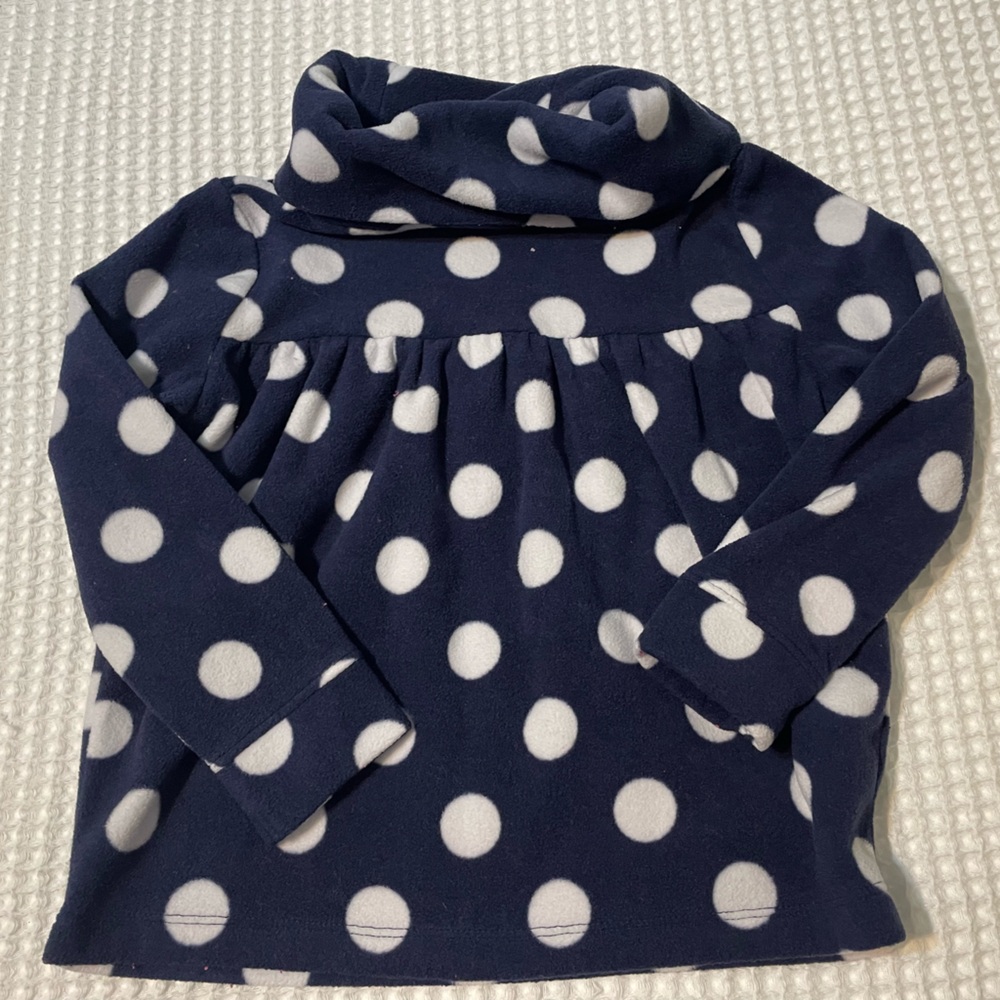 Old Navy Polka Dot Kids Turtleneck Top